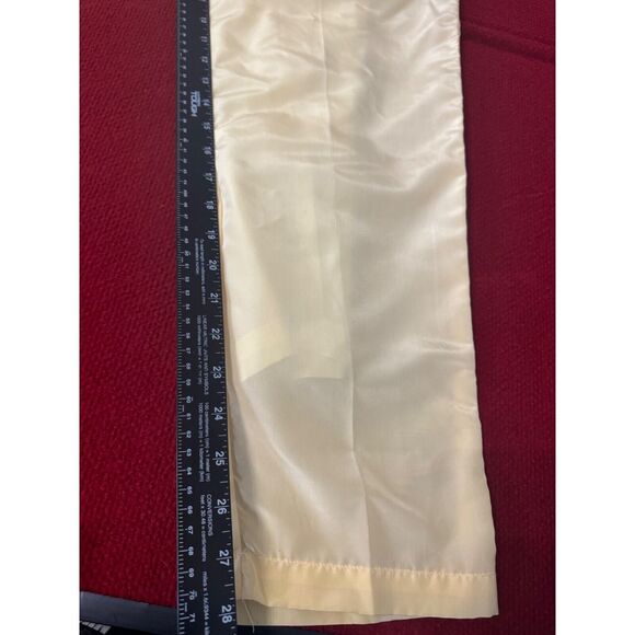 Vintage EVR Women's Windbreaker Jacket & Pants Set Size L Polyester/Cotton Yello - Picture 13 of 16